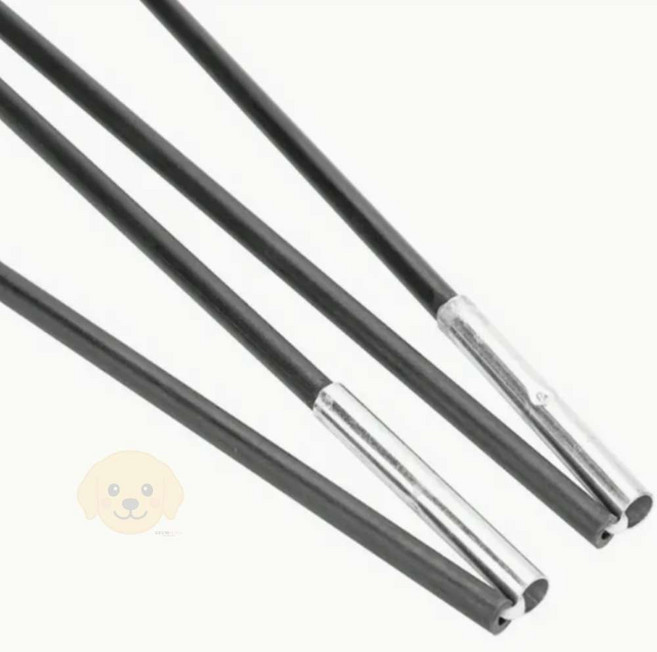 MS 화이버 글라스 텐트 수리용 폴대 1M 캠핑 텐트 보수 스페어 폴, 외경 8.5 x 내경 5.5mm, 1개