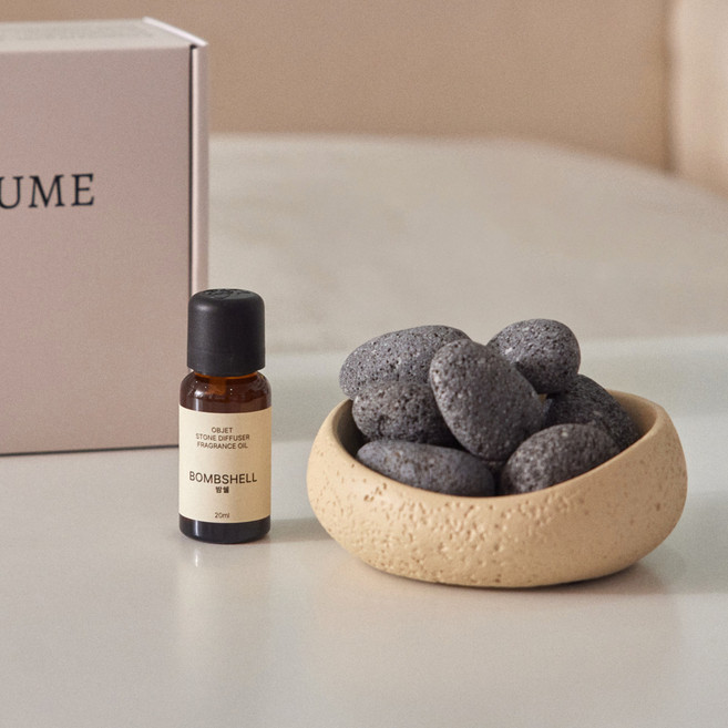 오브제 스톤 디퓨저 프리미엄 방향제, 1개, 20ml, No.1204 프레시포레스트
