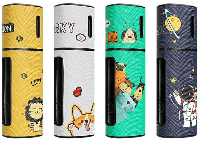 inkostudio릴 하이브리드 3.0 호환용 하드 가죽 케이스 카툰