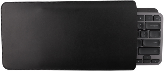 가드브이 가죽 슬리브 - 로지텍 MX Keys Mini 미니 블루투스 키보드 - 케이스 파우치, 블랙.