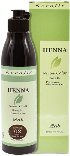 자브 케라픽스 헤나 중성 믹스 칼라 200ml, 05 오렌지적색(멋내기), 1개