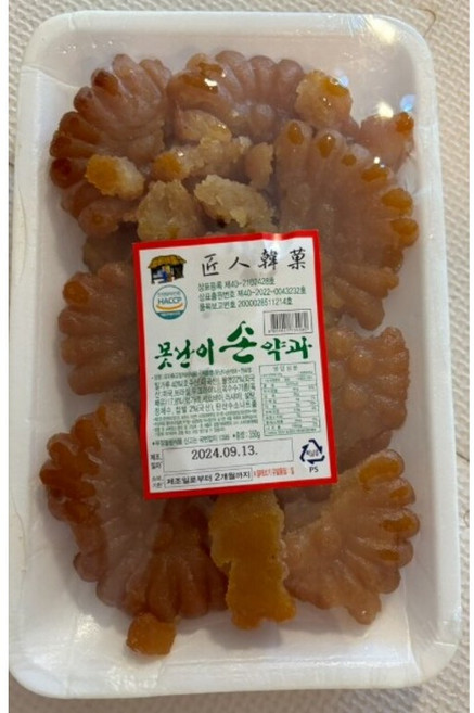 25년전통 의정부 장인한과 장인약과 못난이, 350g, 1개