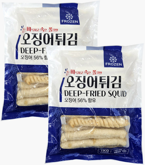 농우 오징어튀김 1kg x 2개