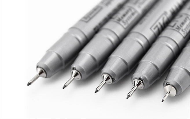 지그 쿠레타케 밀레니엄 파인 라이너 피그먼트 펜 어반스케치 만화 라인 드로잉, 005 (0.2mm)