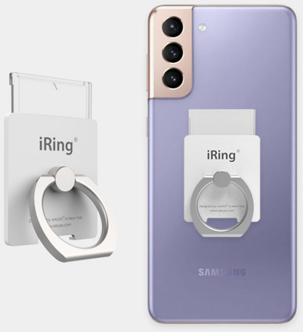 [iRing 정품] 아이링 링크2 Link2 무선충전 슬라이드 탈부착 가능, 로즈골드