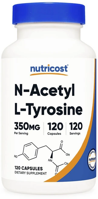 뉴트리코스트 N-Acetyl L-Tyrosine 350mg 캡슐, 120정, 1개 - 쿠팡
