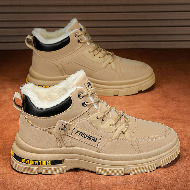 스타일닥터 겨울 기모 특후 방한 미끄럼 방지 내마모성 스노우 부츠 남성 아웃도어 등산화