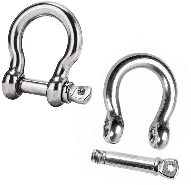 리우툴 스텐 샤클 샥클 sus304 쇠사슬체인 와이어로프 U자형 고정 연결고리 걸이, 스텐샤클, 스텐샤클 12mm, 1개