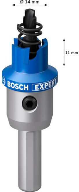 보쉬 EXPERT Sheet Metal 홀쏘 14mm 2608901397, 1개