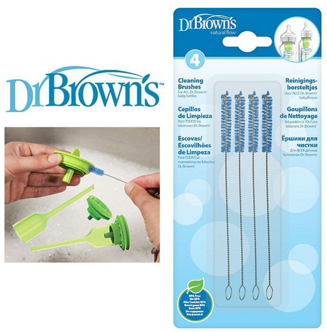 닥터브라운 젖병 공기저장부 크리닝브러쉬 세척브러쉬, 1세트