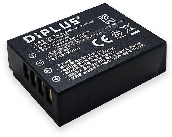후지 X-T30lll T200 T100 T30ll T30 호환 배터리 NP-W126S, 1개