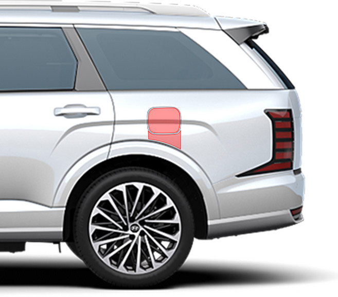 디 올 뉴 팰리세이드 LX3 주유구도어 PPF 보호필름, 단품