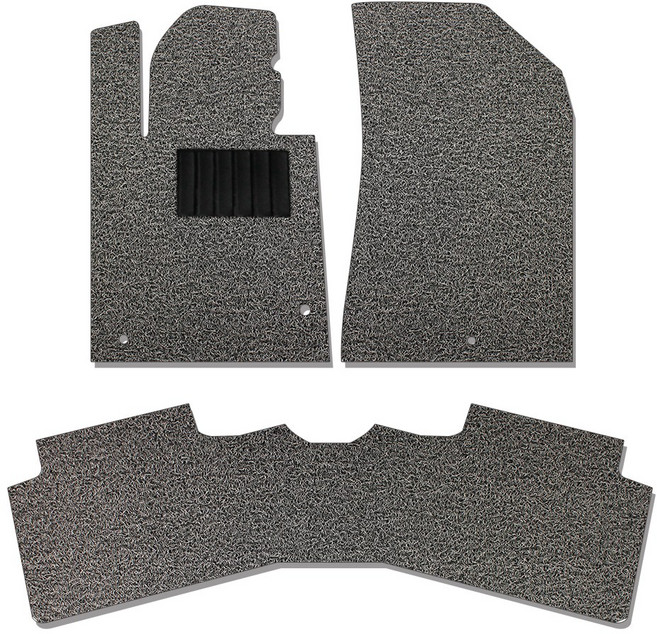 포시즌카매트 차량용 코일카매트 확장형 1+2열, GV80, 프리미엄그레이