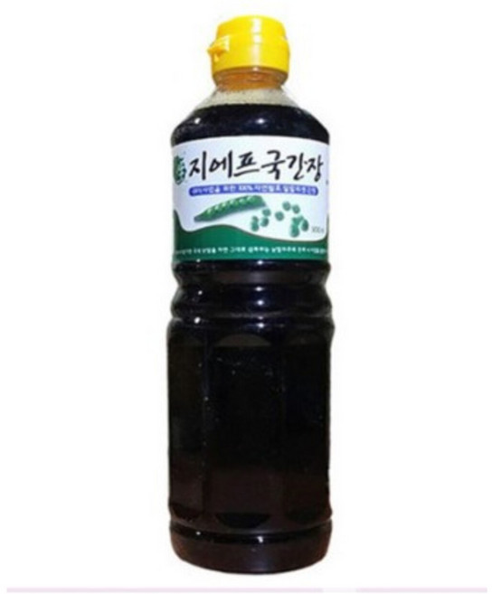 지에프 국간장 자연발효 3년숙성 국산콩간장, 1개, 900ml
