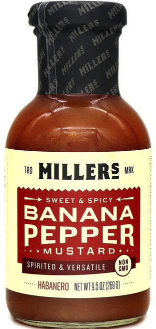 Miller'S 하바네로 바나나 페퍼 머스터드, 1개, 269g