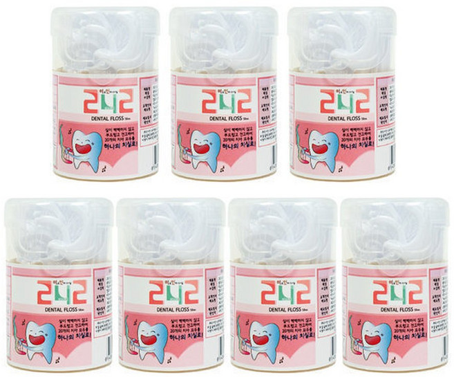242 일회용치실 50P x 7개 (50개 추가 증정 총 400개), 50개입
