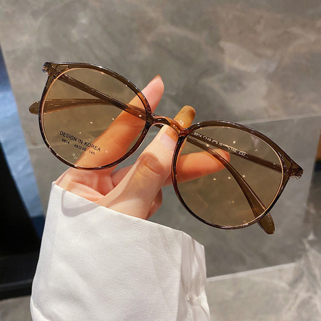 FEISEDY 여성용 초경량 변색선글라스 데일리 라운드 컬러변색렌즈 B1656