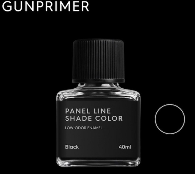 건프라이머 패널라인 엑센트 쉐이드 컬러 먹선 블랙 40ml PSC-BL-40