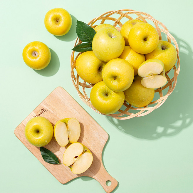 새콤달콤 황금사과 시나노골드(주스용) / 랜덤과 3kg, 1개