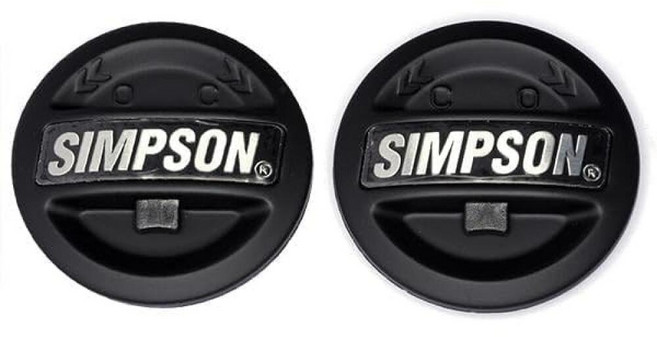 Simpson Motorcycle MBSA 헬멧 쉴드 앵커 - MOD 밴딧 시리즈 - 쌍