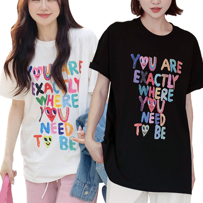 로지 니드유 여성반팔티셔츠 2개