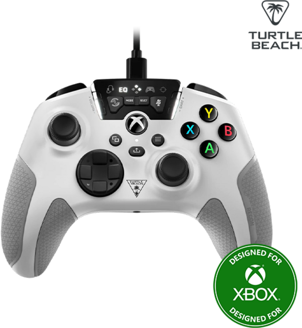 터틀비치 XBOX / PC 겸용 리콘 유선 컨트롤러, 화이트, 1개