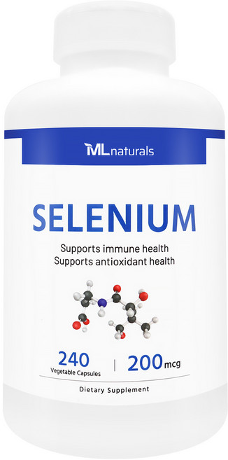 [미국빠른직구] 신제품 마이라이프 내추럴스 셀레늄 200mcg, 1개, 240정
