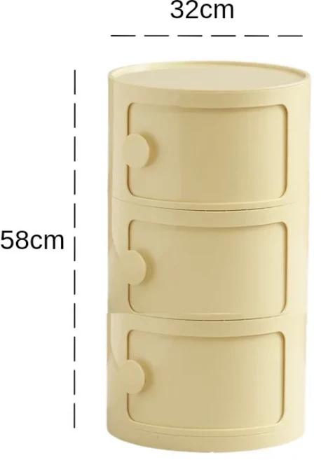 라탄 등나무 침대 옆 탁자 수납장 캐비닛 사이드 테이블, 02