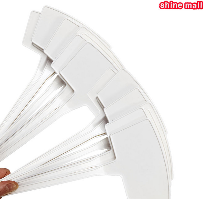 (9+1) 국내산 대형 화분 이름표 흰색 10개/정원 텃밭 식물이름표