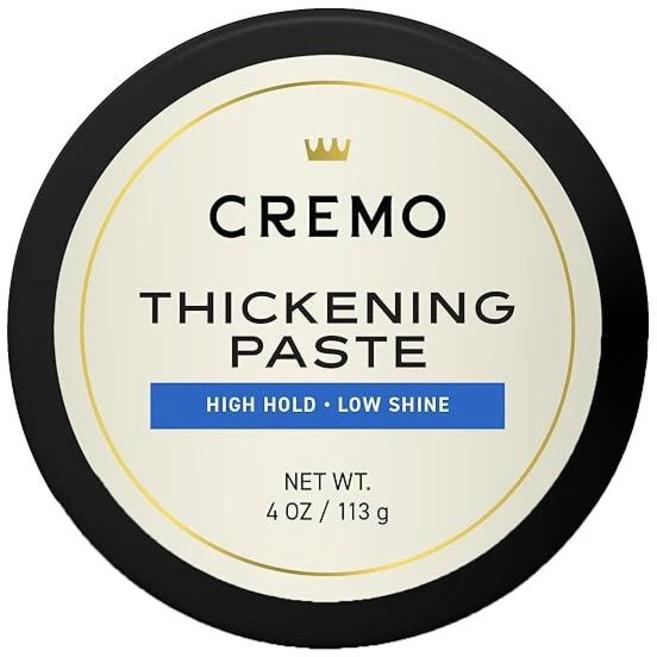 Cremo 프리미엄 이발소 등급 헤어 스타일링 농축된 페이스트 높은 고정력 낮은 광택 118.3ml(4온스), 113g, 1개 - 쿠팡