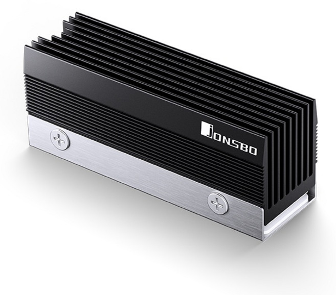 (JONSBO) M201 SSD HEATSINK 방열판 (블랙), 1개, 블랙