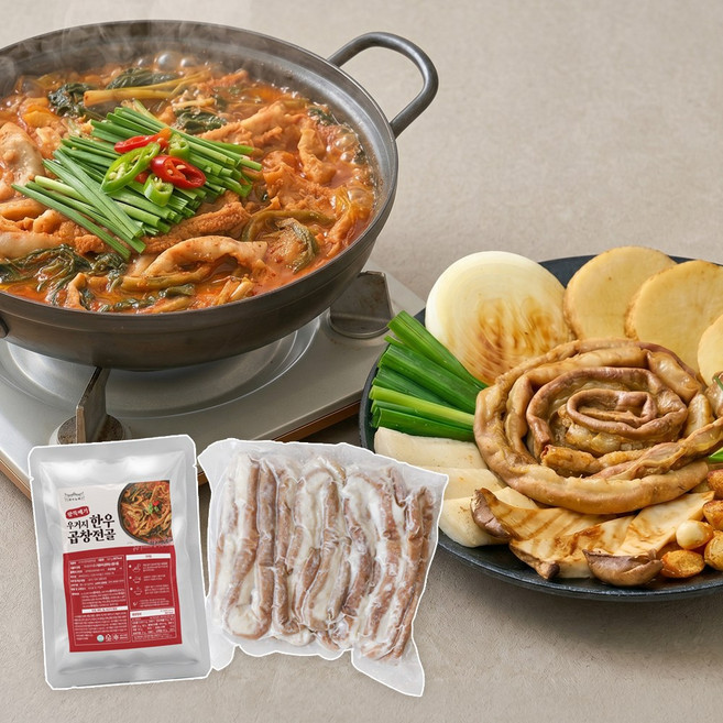 [성수노루] 소곱창구이1kg + 우거지 한우곱창전골, 2세트, 1.52kg