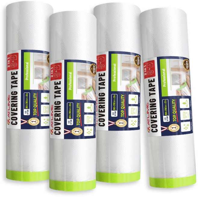 아뜰라임 보양 프리미엄 커버링 카바링 비닐 테이프 그린, 4개
