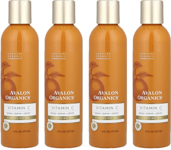 아발론 오가닉스 비타민 C 클렌징 젤, 4개, 177ml - 쿠팡