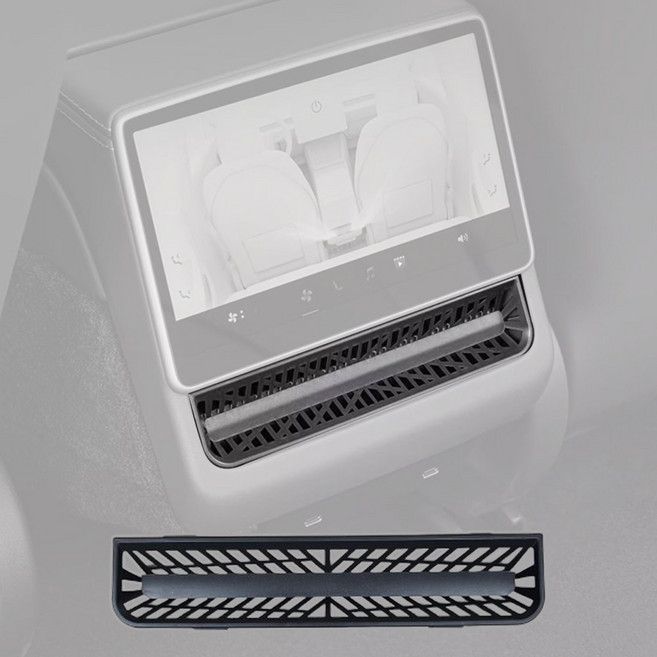 호환 테슬라 주니퍼 하이랜드 뒷좌석 에어컨 송풍구 커버 클립 신형 모델3 모델y, 주니퍼or하이랜드 뒷자석에어컨커버, 1개
