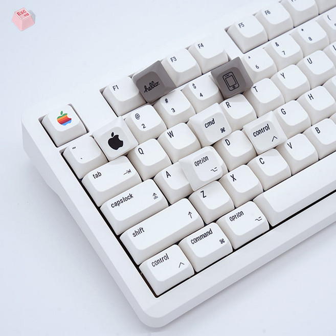 ESC키캡 애플 레트로 키캡 XDA PBT 염료승화 기계식 키보드 독거미 앱코, 영문