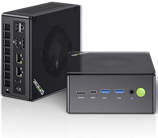 GMKtec NucBox K8 Plus 게임 미니 PC | AMD Ryzen 7 8845HS R7 H255/8745HS보다 고속 128GB DDR5 + 최대 8TB SSD 확장, GMKtec NucBox K8 Plus JAPAN, 1GB, 1GB