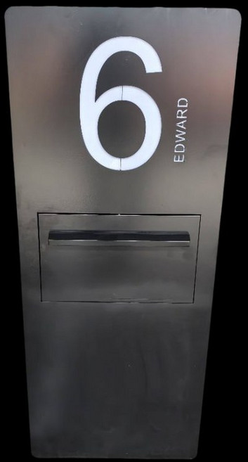 주택 택배함 박스 무인택배 우편 도난방지 대형 캐비닛 잠금 원룸 스탠드형 상가 야외 우편물, 1단, 맞춤 제작