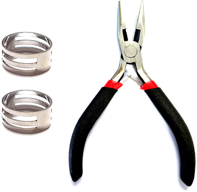 원폴뎀 평집게 오링 O링 반지 세트, 1개