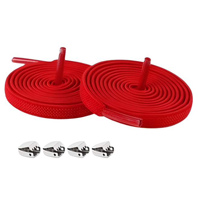 파하크 버클 납작형 클립 신발끈 고정 정리 무매듭 NO매듭 매듭 없는 묶지 않는 잘늘어나는 실리콘 고무 고무줄 운동화끈 15컬러