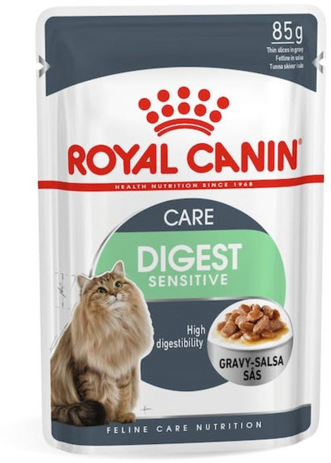 皇家 ROYAL CANIN 敏感腸胃貓濕糧餐包 85g 醬汁肉片, 1個, 敏感腸胃貓濕糧