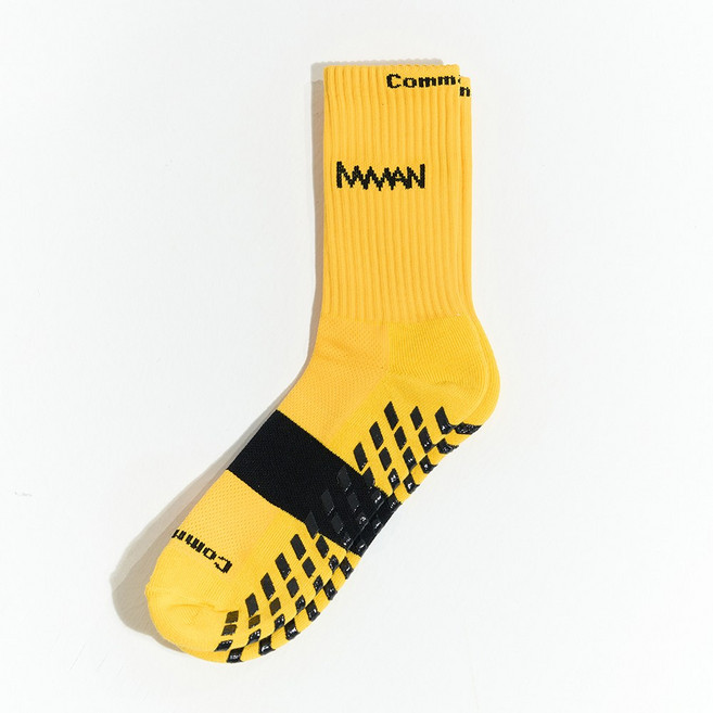 T90 커맨드 축구양말 논슬립 풋살 스포츠양말 6컬러, 1개, 옐로우