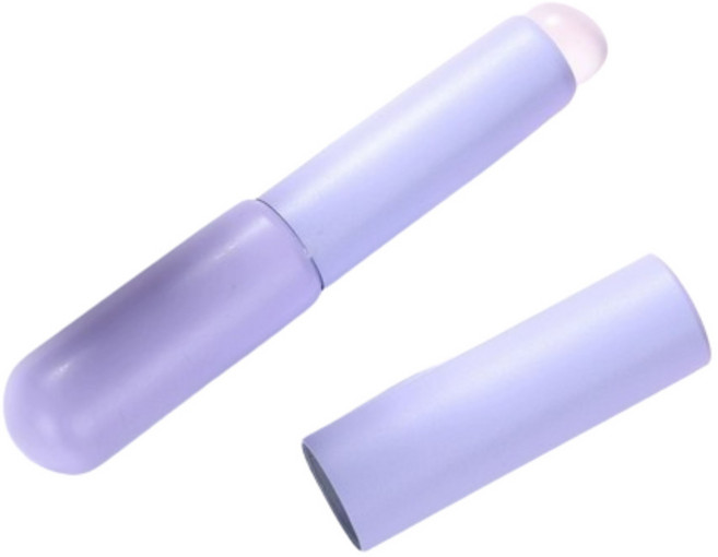 옥그라미 파스텔 젤리 실리콘 립브러쉬 휴대용 스머징 핑커팁 메이크업, 1개, 퍼플