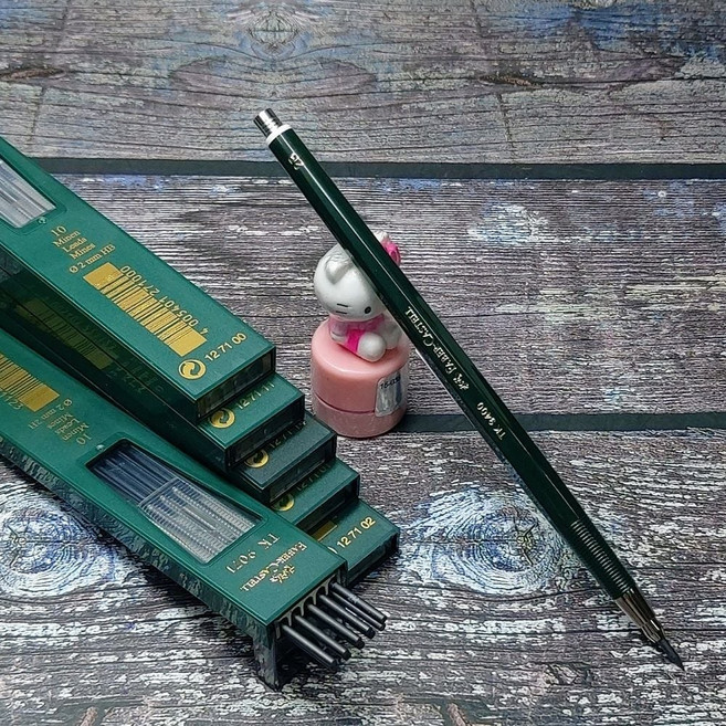 파버카스텔 2.0mm 클러치펜슬/홀더펜 TK9400 2B+심 smg*586IT, 12 2H