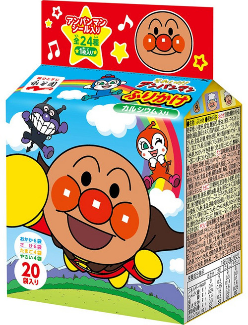 나가타니엔 호빵맨 후리카케 20봉입, 1개, 50g, 혼합