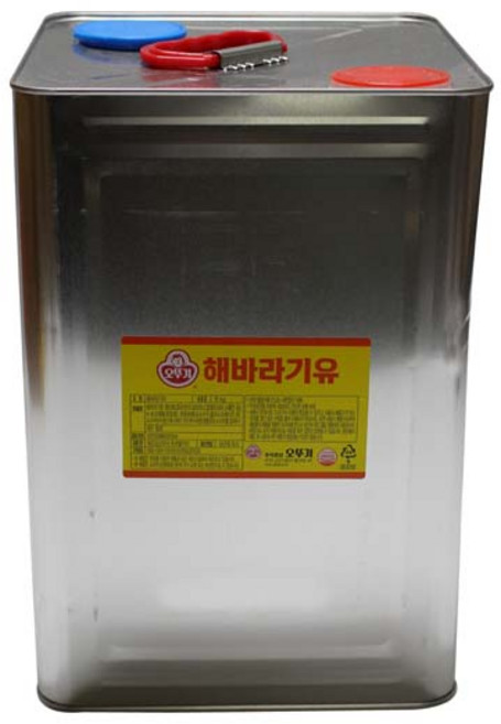 오뚜기 해바라기유15kg 대용량 업소용, 1개, 15L