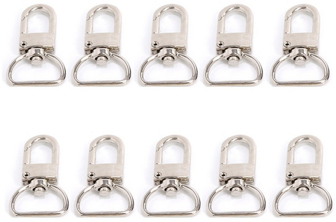 디고리링 개고리 키링, 10개, 실버