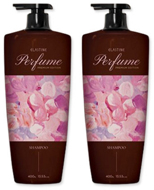 엘라스틴 데일리 리페어링 퍼퓸 샴푸, 2개, 400ml