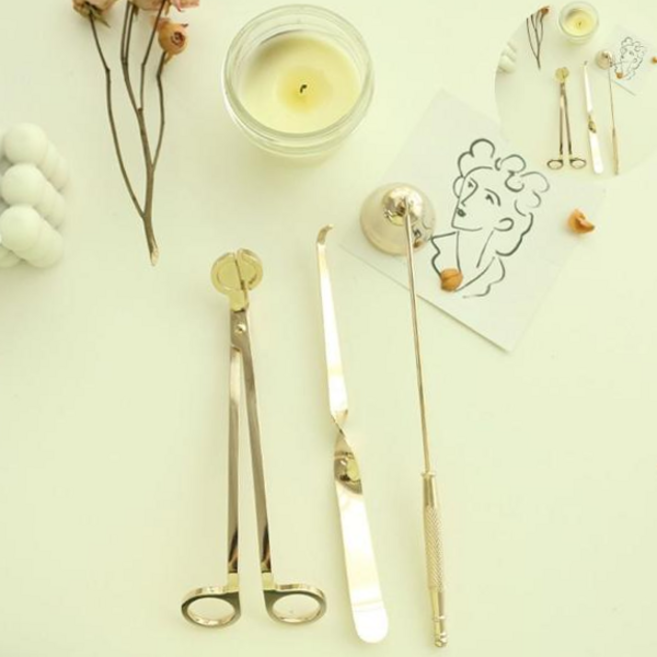 캔들심지자르기 골드 캔들 관리 스너퍼 윅디퍼 윅트리머 3종/용품