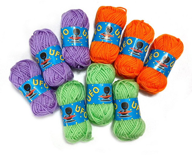 9개 뜨게실 수세미실 아크릴실 털실 수세미실 인형실 목도리, 1세트, A타입